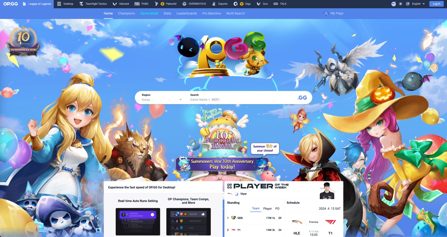 Summoners War campaign on OP.GG